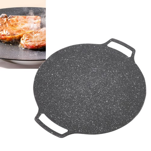 (Gas Type 30cm)Korean BBQ Plate Barbecue Grill Non Stick Circular Frying Pan NEW - Picture 11 of 24