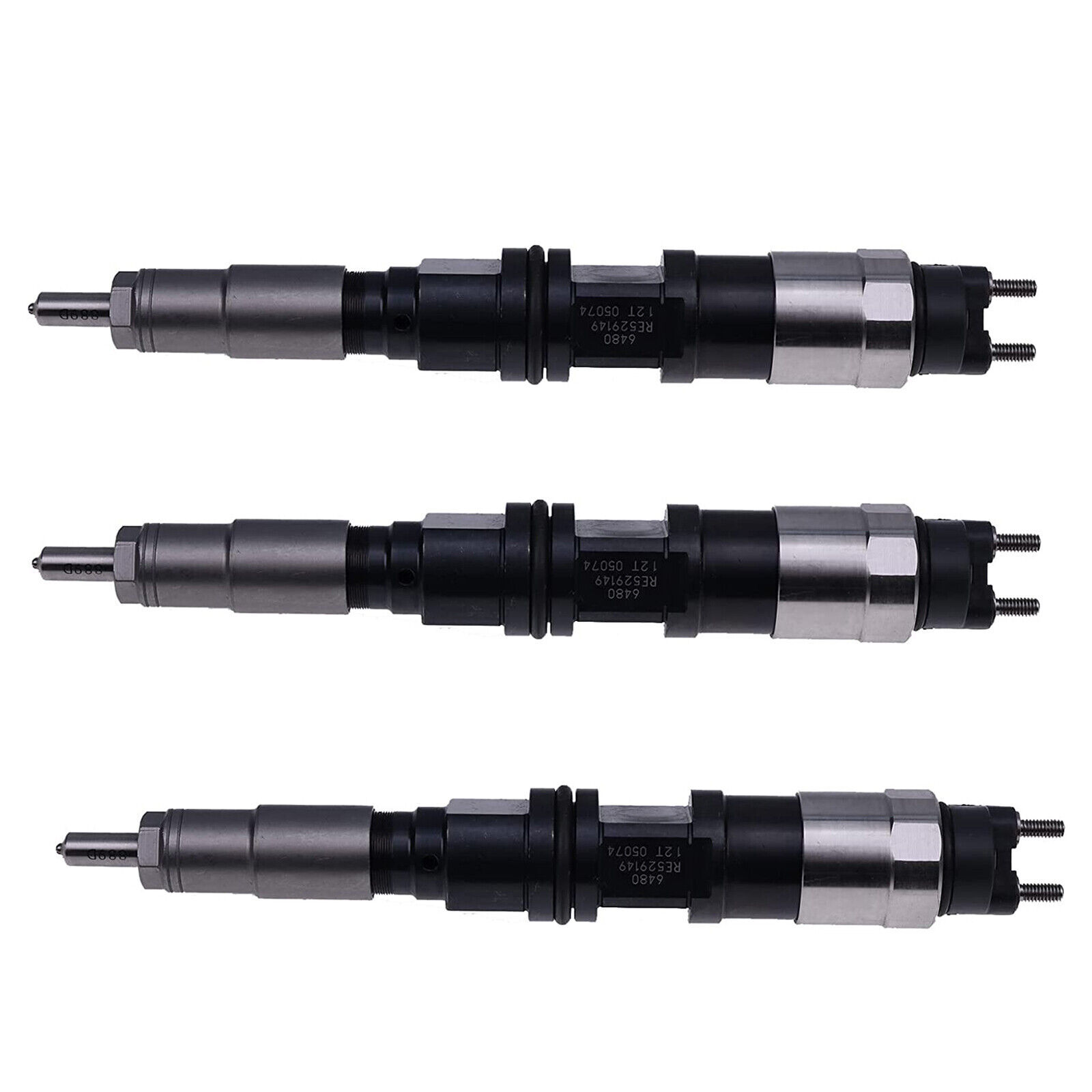 3X Fuel Injector SE501947 RE546776 For John Deere 8120 8295R 8530 Engine 6090