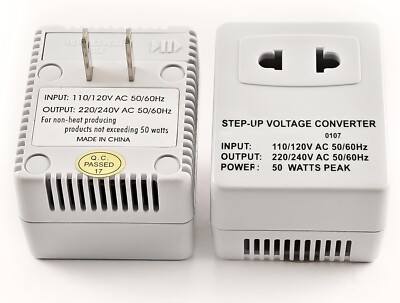 #ad Simran SM 250F Watt Step Up Travel Converter 220 Volt to 110 Volt Transformer $12.99