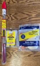 12ga Cleaning Kit Combo - bore tips, snap caps w/ wool mop, cleaning rod