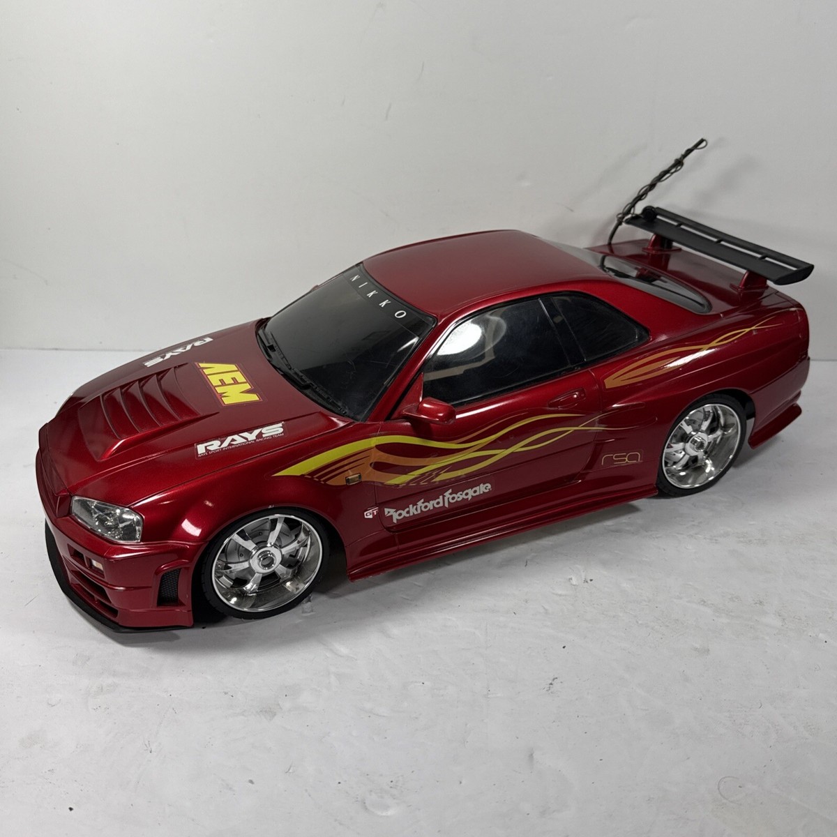 NISSAN スカイラインGTRラジコン NIKKO ⚠️READ Nikko 1/10 Skyline GT-R34 Nissan Fast & Furious