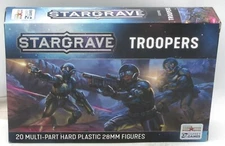Stargrave SGVP03 Troopers (20 Hard Plastic Figures) Military Infantry Soldiers