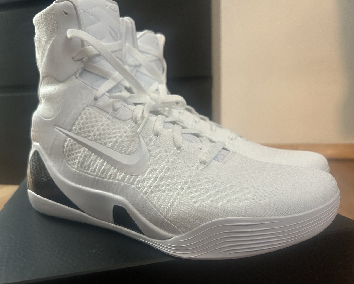 Nike Kobe 9 Elite High Protro “Halo” Size 12 White FZ7335 Nike Kobe 9 Elite High Protro “Halo” Size 12 White FZ7335
