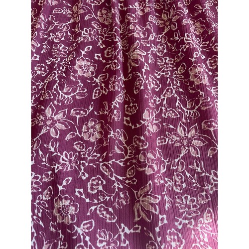 Lucky Brand Kleid Damen Small Burgund AOP Blumen Boho Cottagecore Quaste Indie - Bild 9 von 12