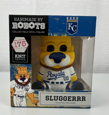 KC Royals Sluggerrr Collectible Vinyl Figure 175 Knit Series Handmade Robots NIB