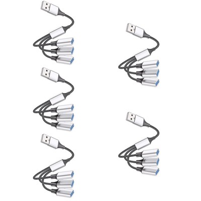 Set of 5 USB- Computer-Splitter USB-Verteilerkabel