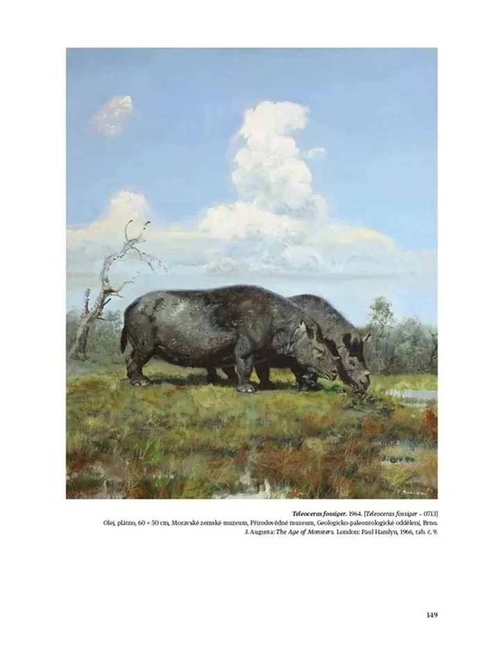 BIG BOOK NEW The prehistoric world of Zdenek Burian part 2 Paleontology Dinosaur - Image 3 of 4