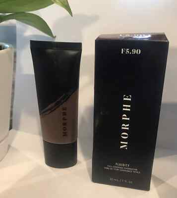 NIB Morphe Fluidity Full Coverage Foundation F5.90 Matte 1 fl. oz 30 ml.