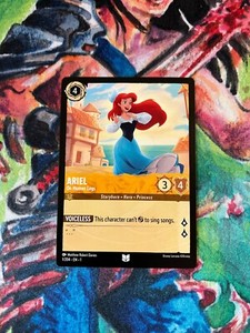 ARIEL LORCANA DISNEY TCG THE FIRST CHAPTER CARD MINT ENG