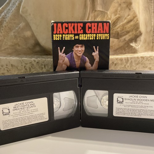 Jackie Chan Best Fights & Stunts (2 VHS Set, 1997) - Free Shipping - Picture 3 of 3