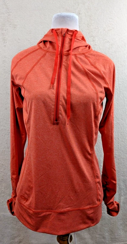 outdoor-research stretchy 1/4 zip pullover hoodie