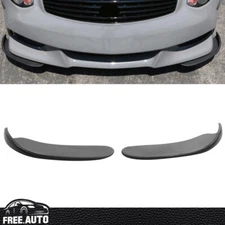 Universal Front Bumper Lip Aprons Winglets Canards Splitter 2PC 18X6.5" Bodykits