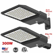 200W * 300W LED Parking Lot Light Dusk To Dawn Commercial Shoebox Street Light