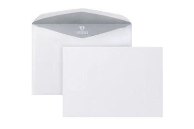 POSTHORN Briefumschläge C6 ohne Fenster (1000 Stück) Nassklebend 75 g/qm Weiß
