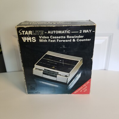 Starlite VHS 2 Way Cassette Fast Forward Rewind NEW opened Box
