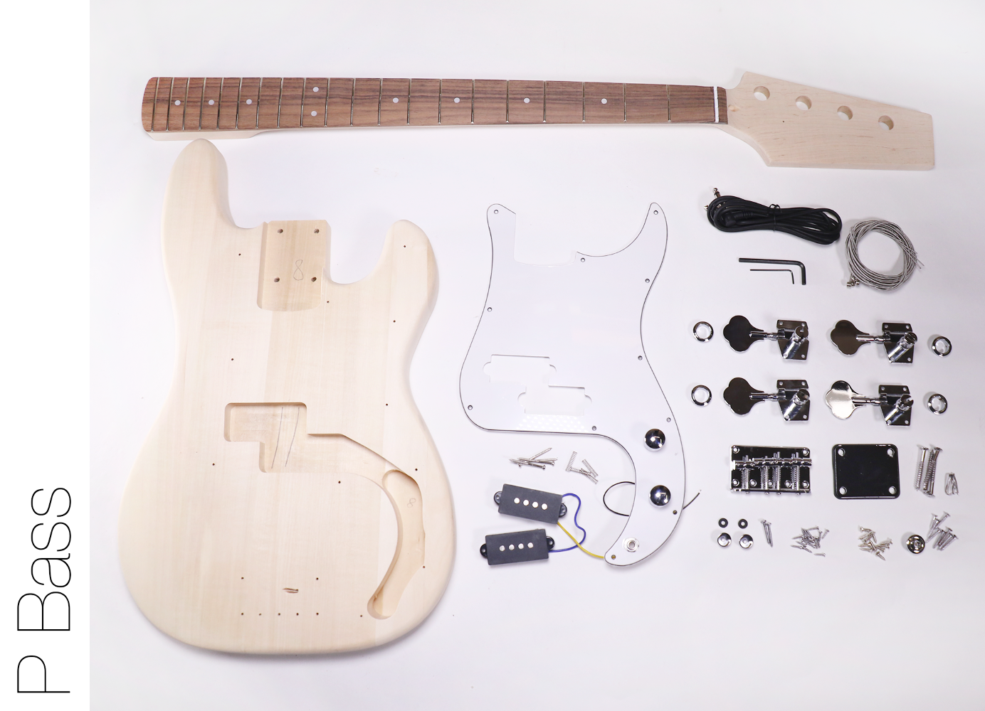 Diy Electric Bass Guitar - Diy Electric Bass Guitar Kit P Bass Build Your Own For Sale Online