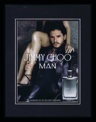 Kit Harington 2015 Jimmy Choo Man Framed 11x14 ORIGINAL