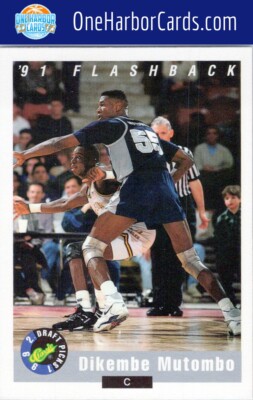 1992 Classic Draft Picks Georgetown Hoyas #98 Dikembe Mutombo
