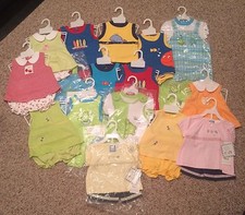 36pc. Lot Of New Infants Summer Clothes