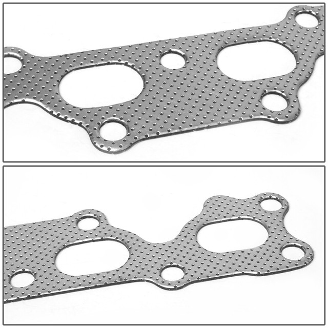 ALUMINUM EXHAUST MANIFOLD HEADER GASKET W/BOLTS FOR 19901993 MAZDA