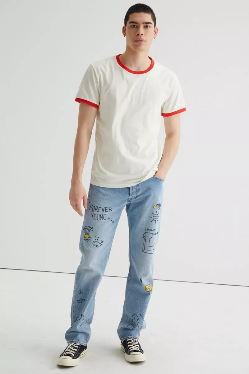 Levi s 501 93 Straight Fit Men s Jeans in Young Legend Graphics