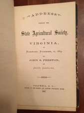 RARE 1869-1876 Lot of 16 VIRGINIA Agricultural Fair Pamphlets, Richmond, Farming