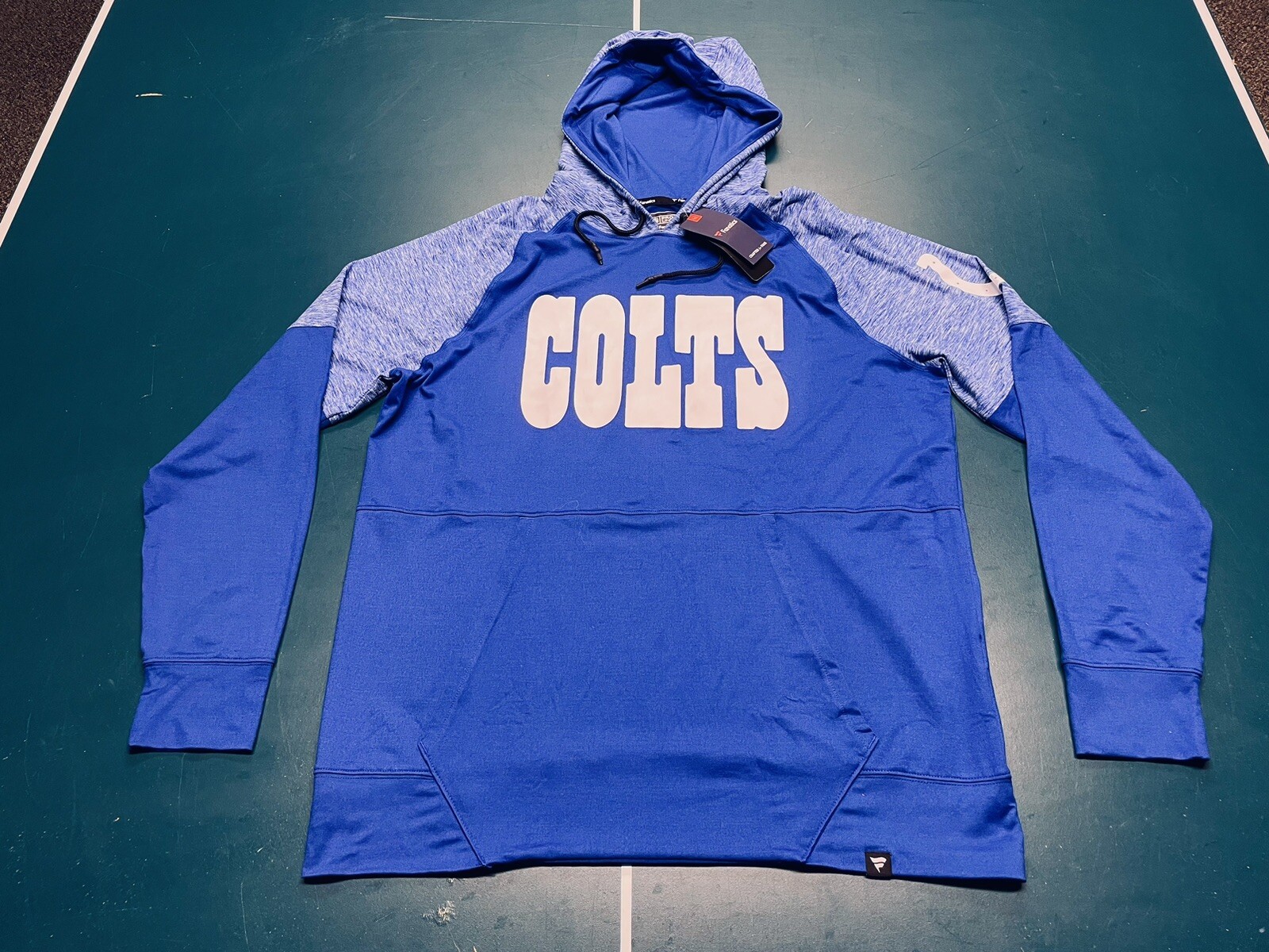 Indianapolis Colts NFL Fanatics Pro Line Hooded Long Sleeve Shirt NWT