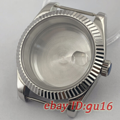 36mm/40mm Saphirsilber Uhrengehäuse passend für NH35NH36 ETA2824/2836 Miyota8215