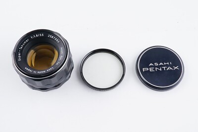 EX+++++ PENTAX Super Takumar 55mm F/1.8 MF Standard Lens w/ Filter
