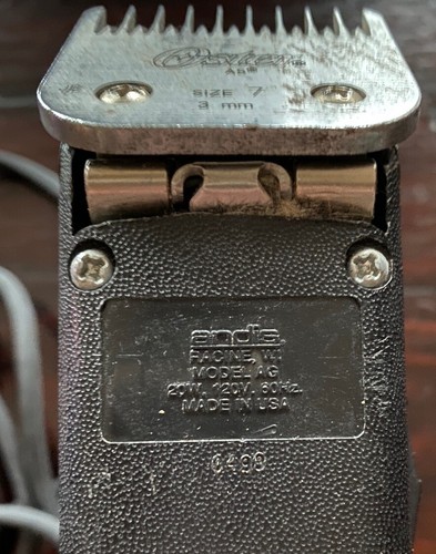VINTAGE ANDIS RIMOVIBILE PLUS CLIPPER MODELLO AG - Foto 7 di 10