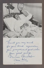 California c1952 CISCO KID TV Cowboy BROKEN NECK Hospital Bed DUNCAN RENALDO CA