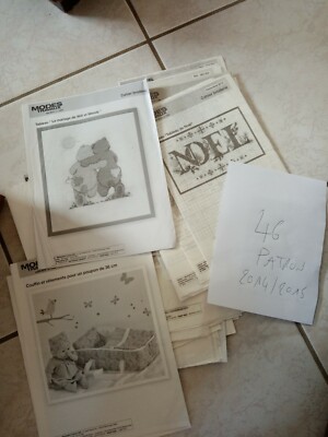 LOT DE 8 magazines Modes et Travaux tricot couture recettes vintage EUR