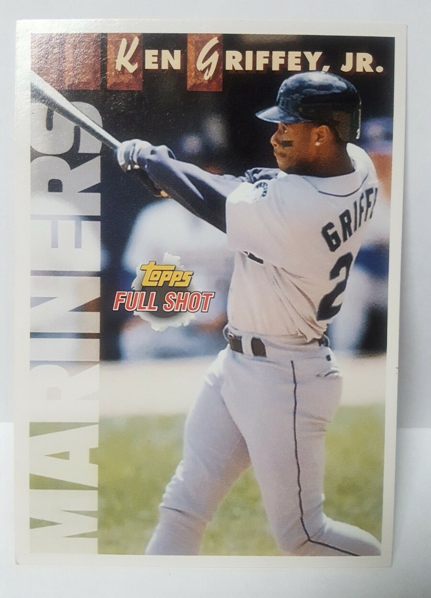 グリフィーJRのバイバックオート、シルバーインクです。 1993 Topps Full Shots Jumbo Ken Griffey Jr. #2 Seattle