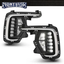 Fit For 2017-2019 Hyundai Santa Fe 7 Seats LED Fog Lights Lamps Left+Right Side