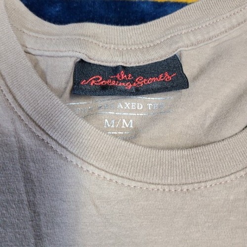 The Rolling Stones Shirt Women's Medium Beige Band Tee - Picture 5 of 5