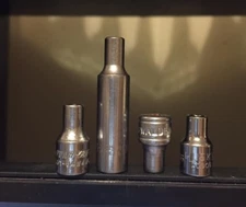  Vintage USA MADE 5/32" and 3/16" sockets 1/4 drive price each 6pt 12pt