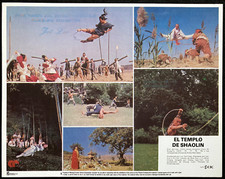 SHAOLIN TEMPLE Original Movie Lobby Card Poster 1982 Jet Li Kung Fu Martial Arts