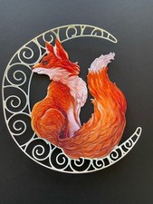 3 Tattered Lace Night Fox Die Cuts 