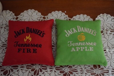 8 Quality Cornhole Bags Jack Daniel's Tennessee Fire & Apple! Corn or Pellets!
