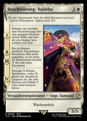 Magic/MTG Summon: Yojimbo FIC-28 Rare Deutsch Neu