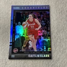 2025 Panini Chronicled Caitlin Clark HOLO FOIL # 23 Fever