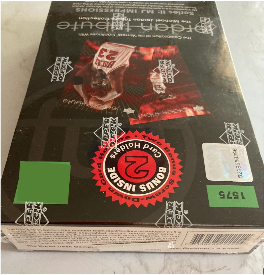 1996 UD Jordan Tribute Series II MJ Impressions - Factory Sealed 30 card set Box - Image 4 of 4