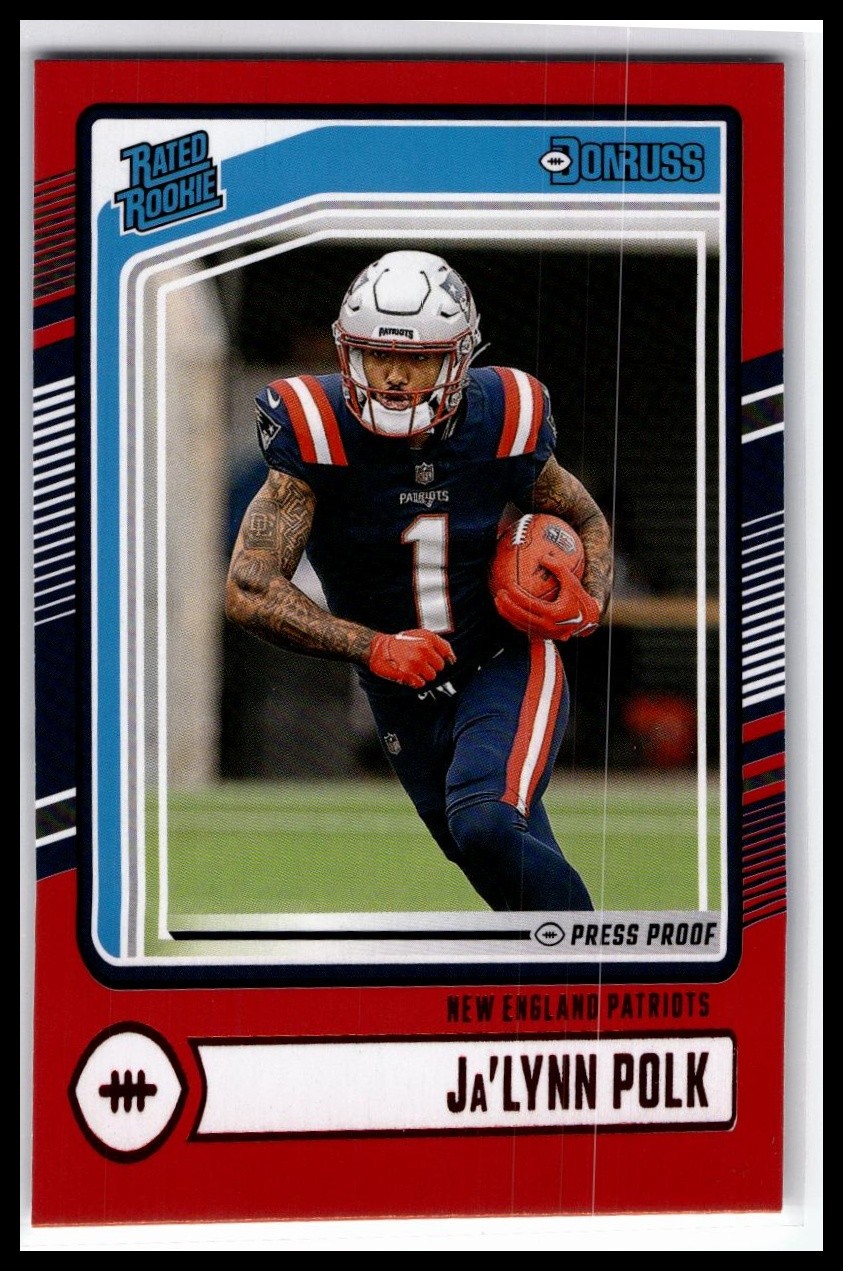 2024 Donruss #373 Ja'Lynn Polk Press Proof Red