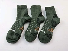 Bombas Hex Tec Hike Hiking Stripe Half Calf Socks Lot Of 3 Pairs Size S