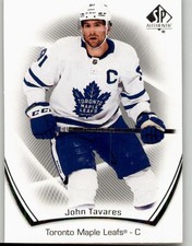 2021-22 SP Authentic John Tavares #40 Toronto Maple Leafs