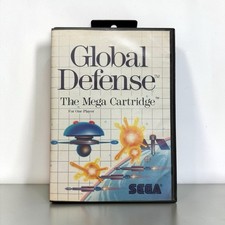 Global Defense, w/ Manual & Original Box Sega Master System, 1987