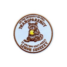 Raccoon Iron On Patches 3 Inch Funny Meme Sarcastic Embroidered Applique Gift