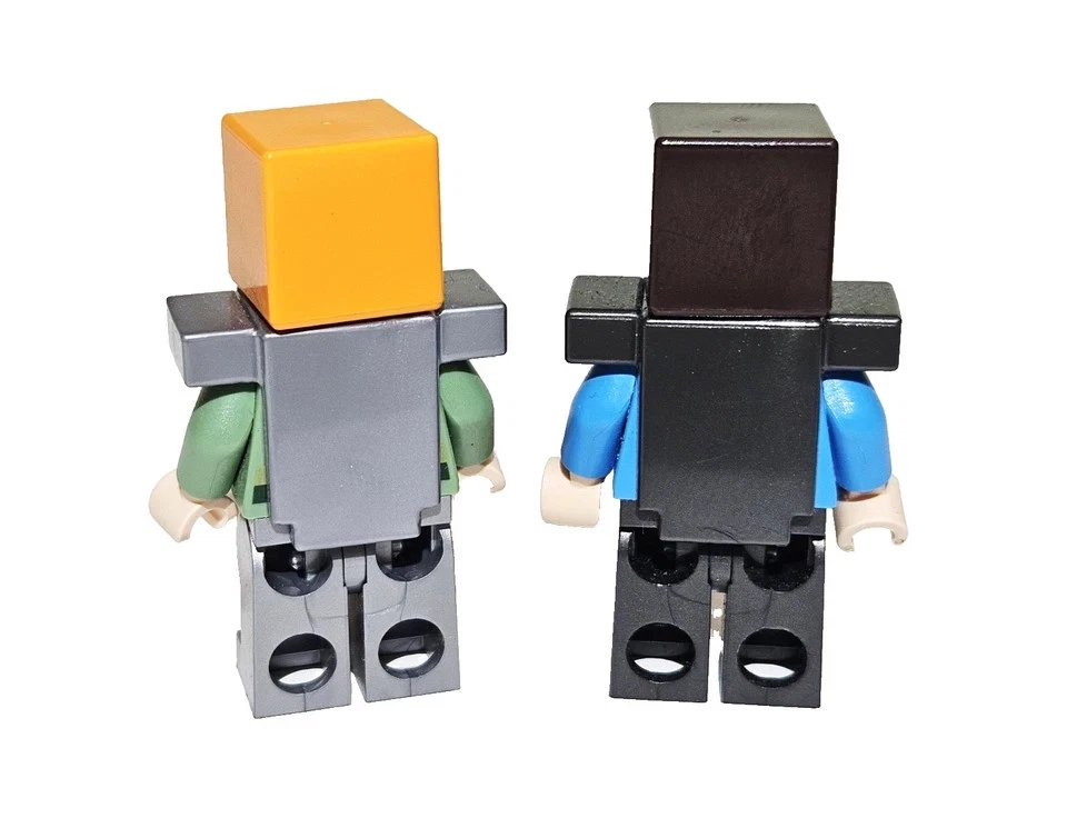 LEGO Minecraft Lote de Abejas - Steve Alex Apicultor Minifigura Armadura Angry Nether Mob Foto 3 de 3