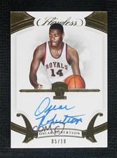 2019-20 Panini Flawless Gold 5/10 Oscar Robertson #FA-ORB Auto HOF 3d3