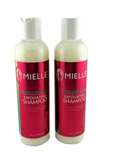 Mielle Organics Mongongo Oil Exfoliating Shampoo 8 oz Lot of 2 New Sealed